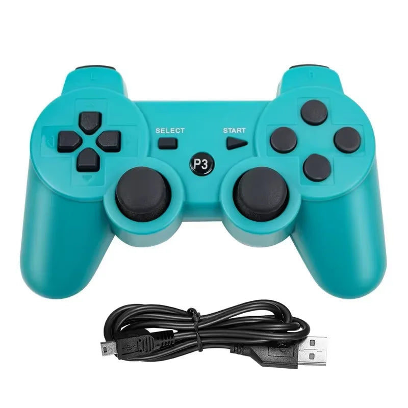 Colorful Wireless BT Gamepad for PS3 Game Controller Joystick  Manette Joypad Remote Gaming Controller with Vibration Motor