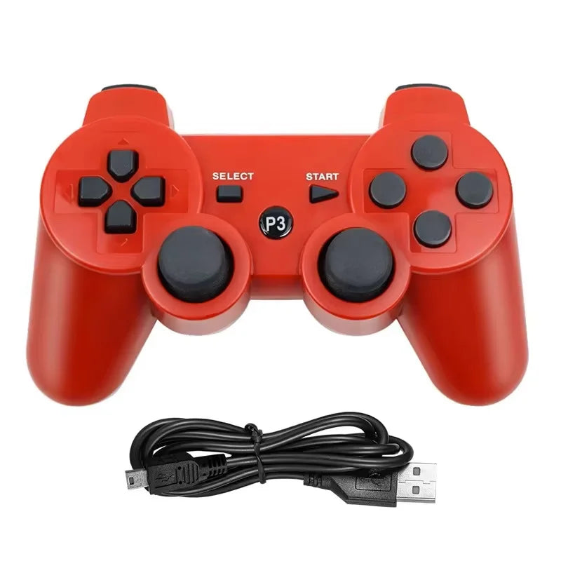 Colorful Wireless BT Gamepad for PS3 Game Controller Joystick  Manette Joypad Remote Gaming Controller with Vibration Motor