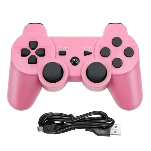 Colorful Wireless BT Gamepad for PS3 Game Controller Joystick  Manette Joypad Remote Gaming Controller with Vibration Motor