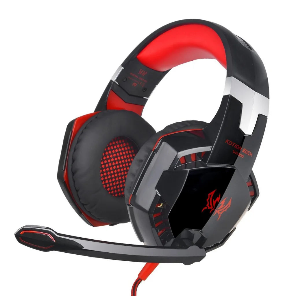 LED RGB Gaming Headset with Noise Reduction. Compatible with PS4. PC. Xbox One
