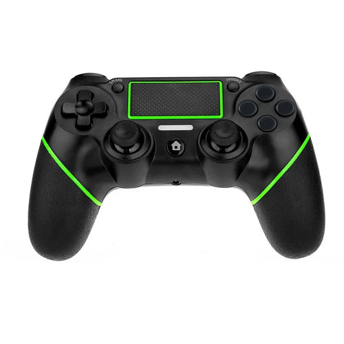 Hot Selling Double Shock Rubber Handle Game Controller for PS4 PS3 PC Wireless BT Gamepad Joystick
